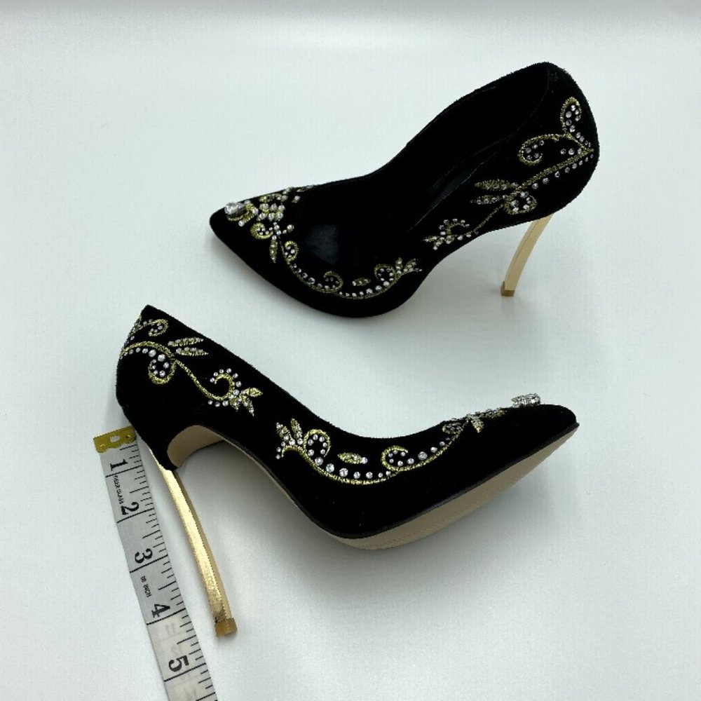FSJ Women Sexy Stiletto High Heels Pumps Pointed T - Picture 7 of 10